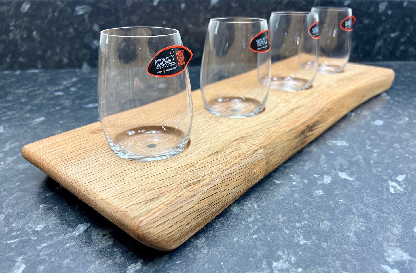 Tasting Flight with 4 Riedel Port/Spirit Glasses (4Pt-1028)