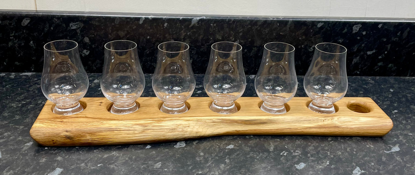 Tasting Flight with 6 Glencairn Whisky Glasses (6Gcn-1140)