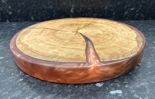 End Grain Oak & Resin Board (Egr-1334)