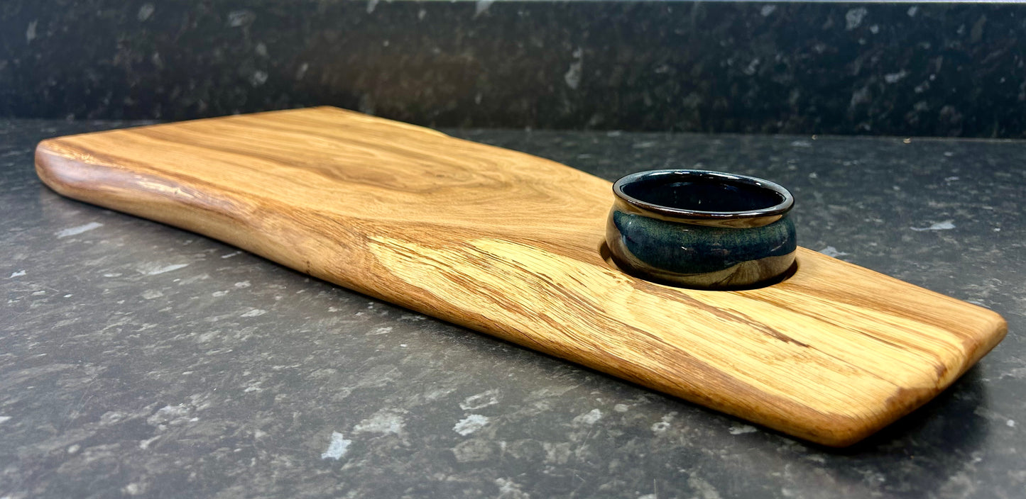 Serving Board with butter dish (Abd-1383)