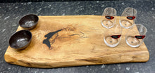 Load image into Gallery viewer, 4 Glass Port / Spirit &amp; Cheese Board (4pch-1024)
