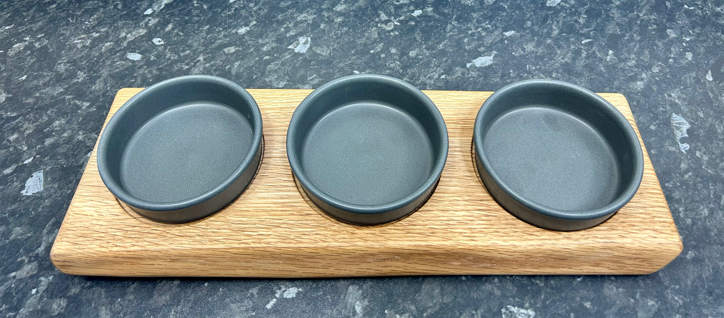 Serving Board with 3 Tapas Dishes (3TpC-1049)