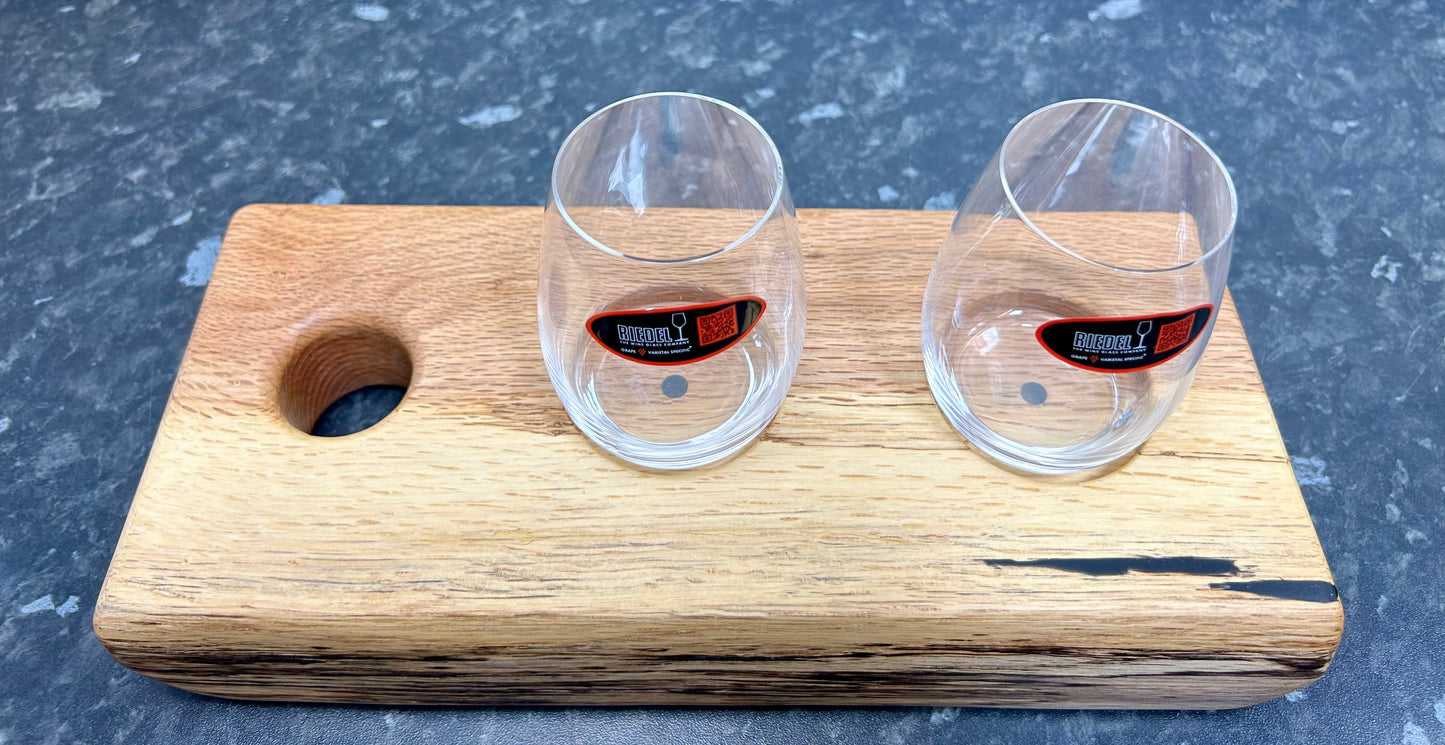 Tasting Flight with 2 Riedel Port/Spirit Glasses (2Pt-1082)