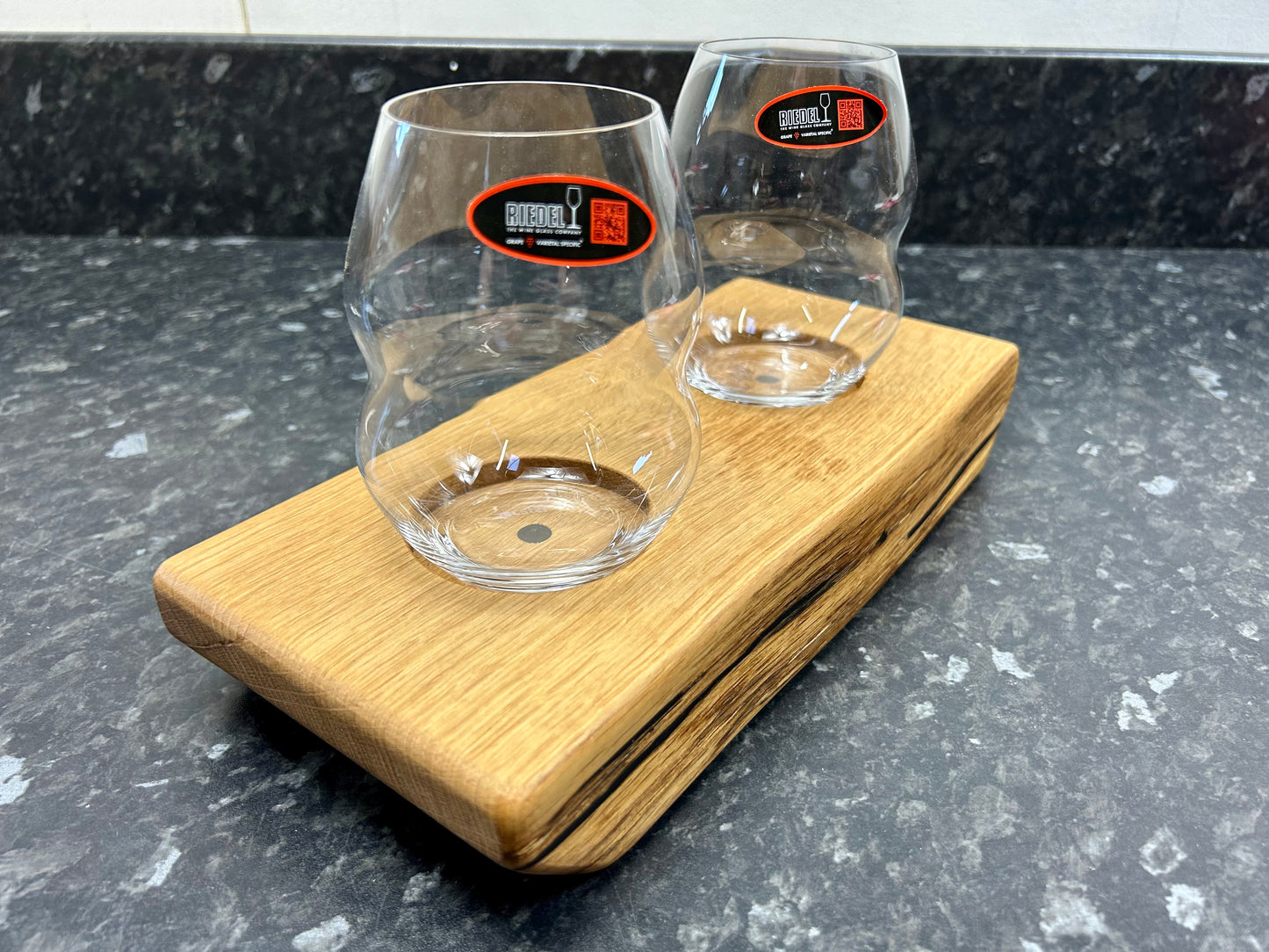 Tasting Flight with 2 Riedel Red Wine Swirl Glasses (2rw-1368)
