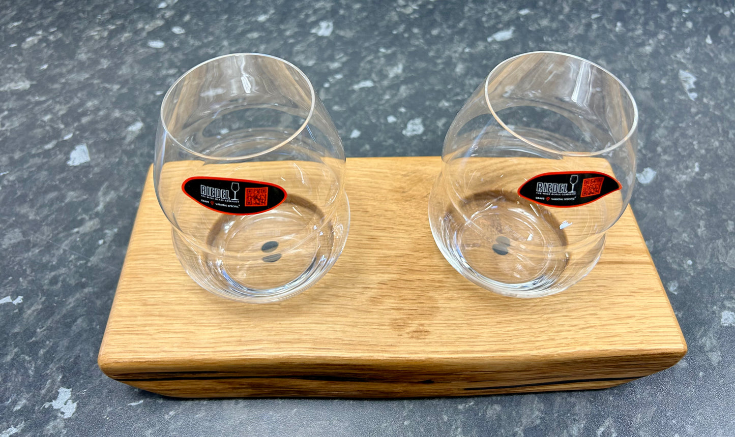 Tasting Flight with 2 Riedel Red Wine Swirl Glasses (2rw-1368)