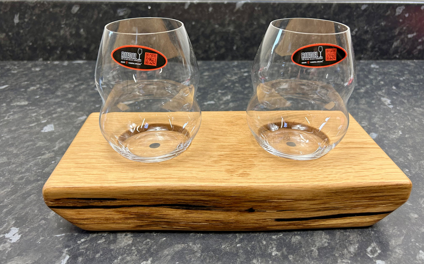 Tasting Flight with 2 Riedel Red Wine Swirl Glasses (2rw-1368)