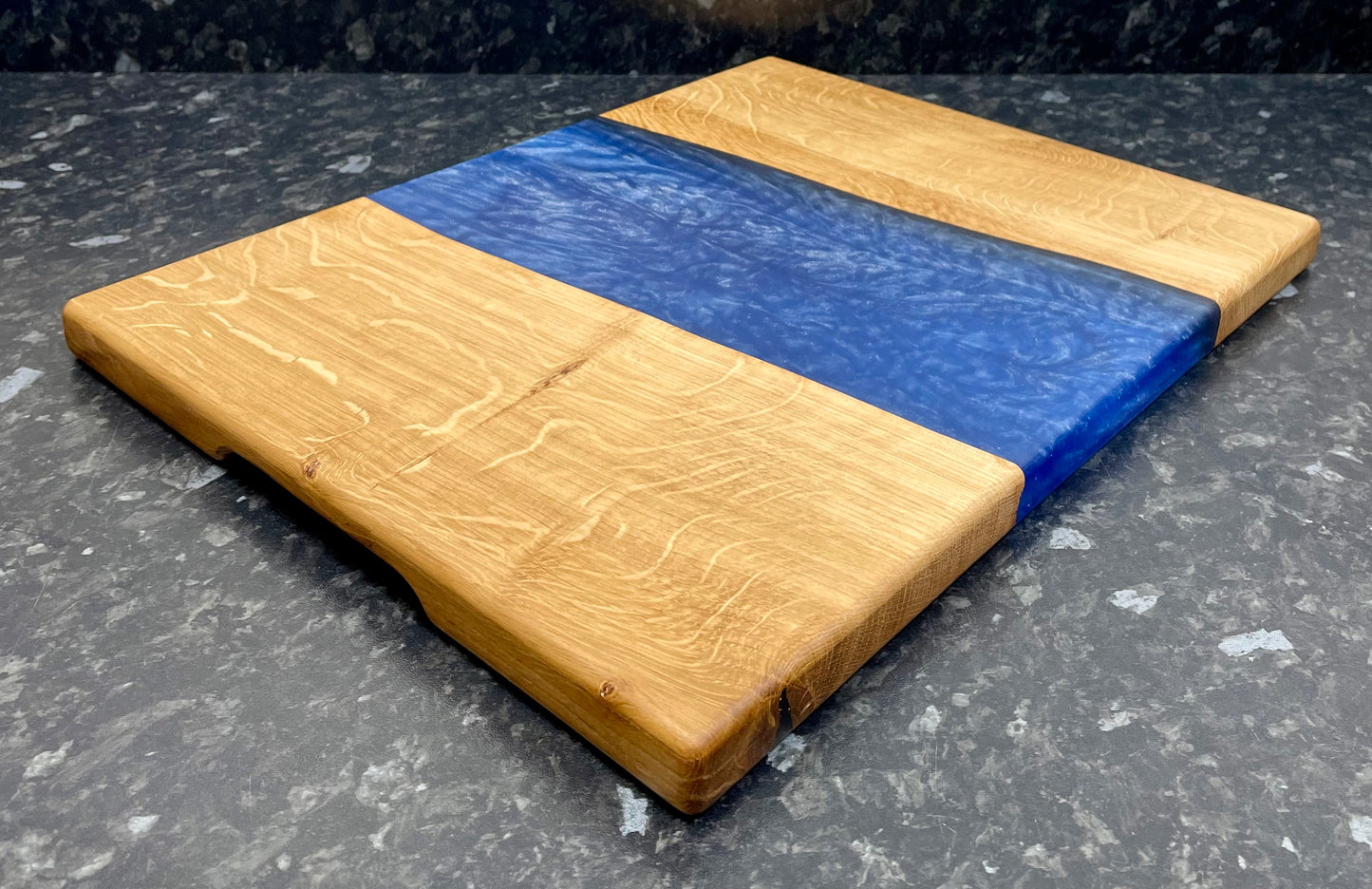Oak & Blue Resin "Stream" Serving Board (Str-1171)