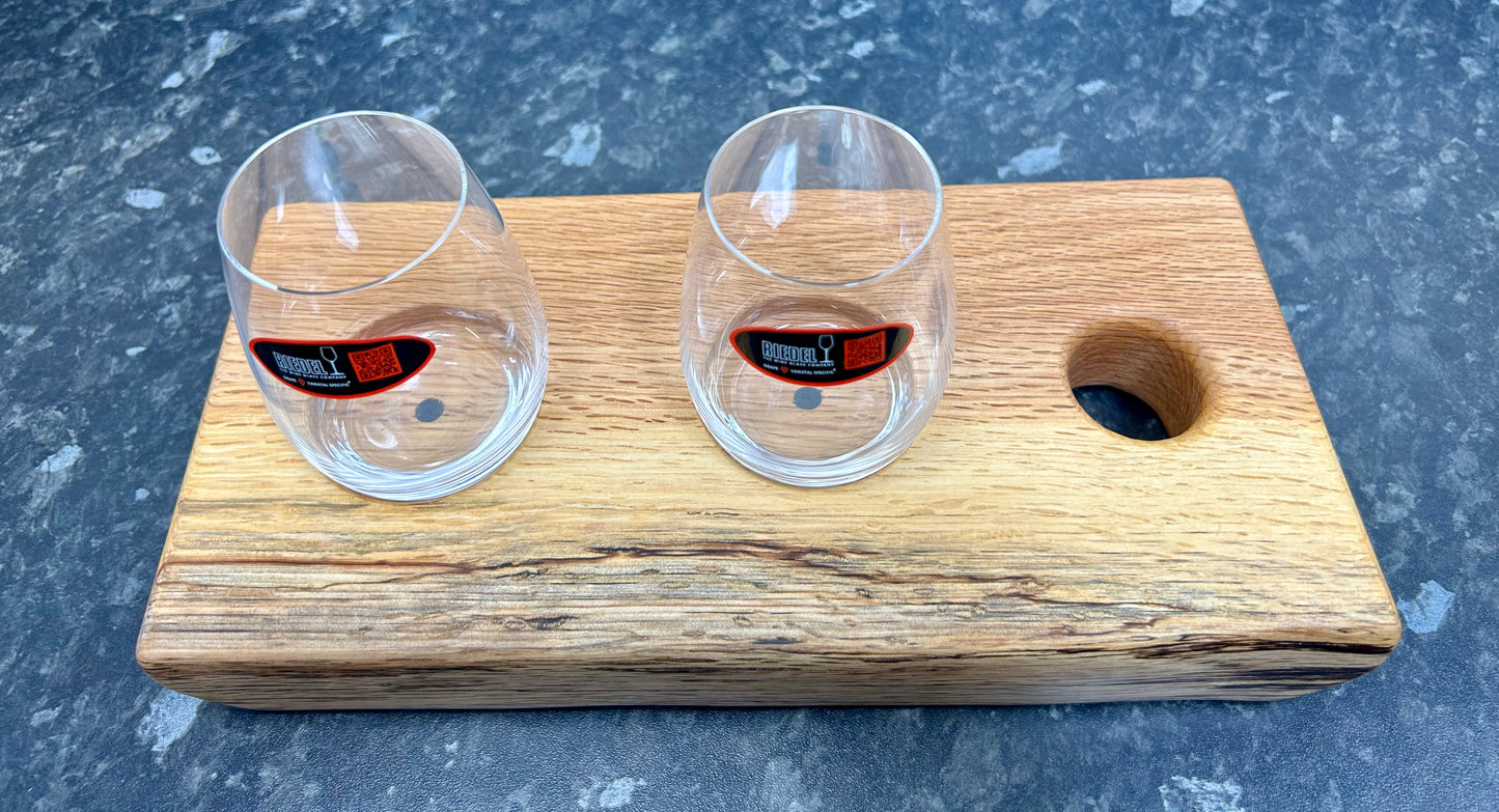 Tasting Flight with 2 Riedel Port/Spirit Glasses (2Pt-1080)