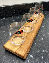 Load image into Gallery viewer, Tasting Flight with 4 Riedel Swirl Red Wine Glasses (4rw-680)
